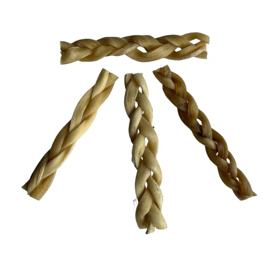 Single - Braided Beef Dog Chews